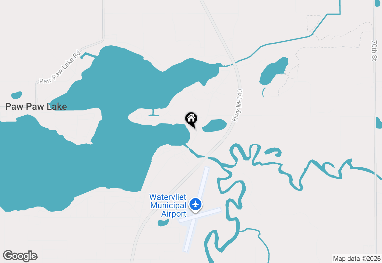 Map of 5412 Forest Avenue, Watervliet, MI 49098