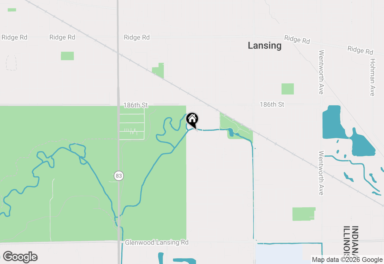 Map of 2816 188th Street, Lansing, IL 60438