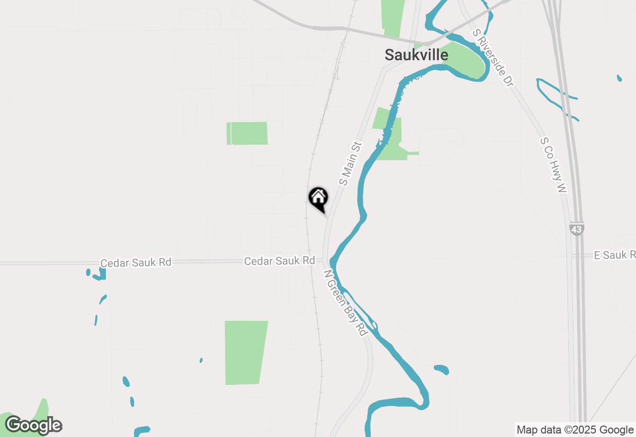 Map of 921 S Main St, Saukville, WI 53080
