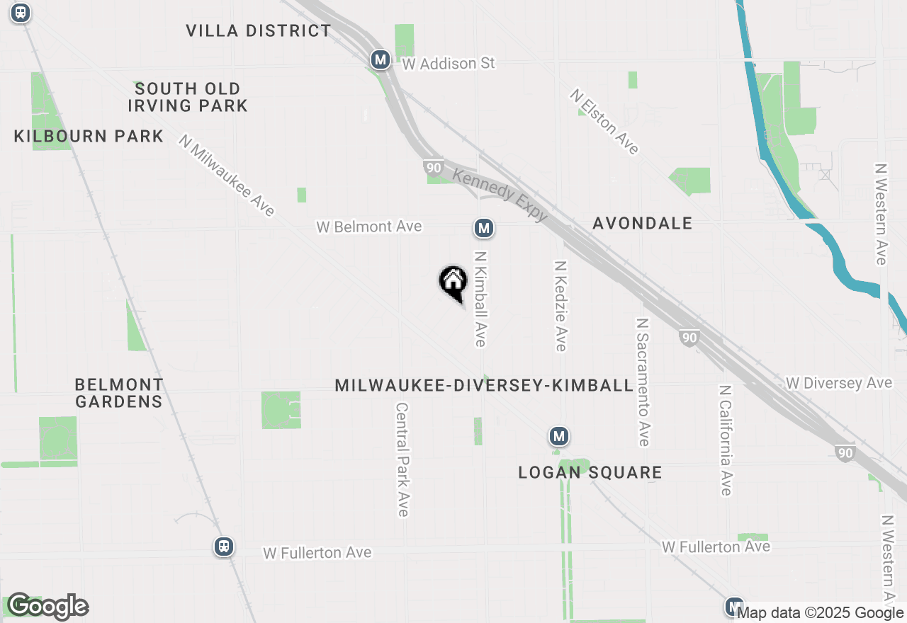 Map of 2960 N Allen Avenue, Chicago, IL 60618