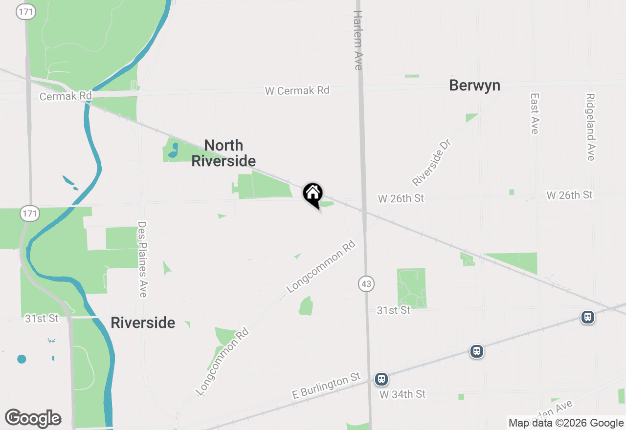 Map of 564 Selborne Road, Riverside, IL 60546