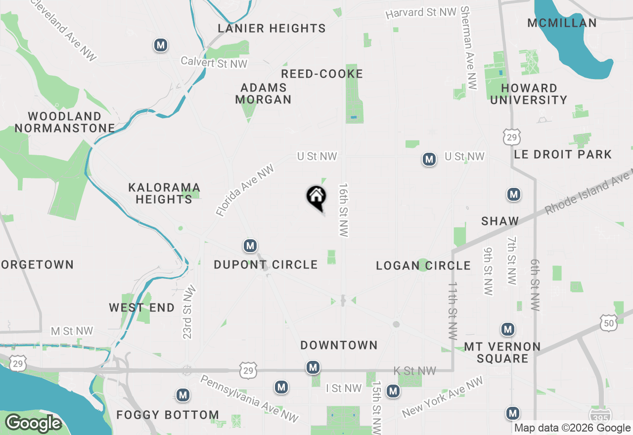 Map of 1700 17th Street Nw #403, Washington, DC 20009