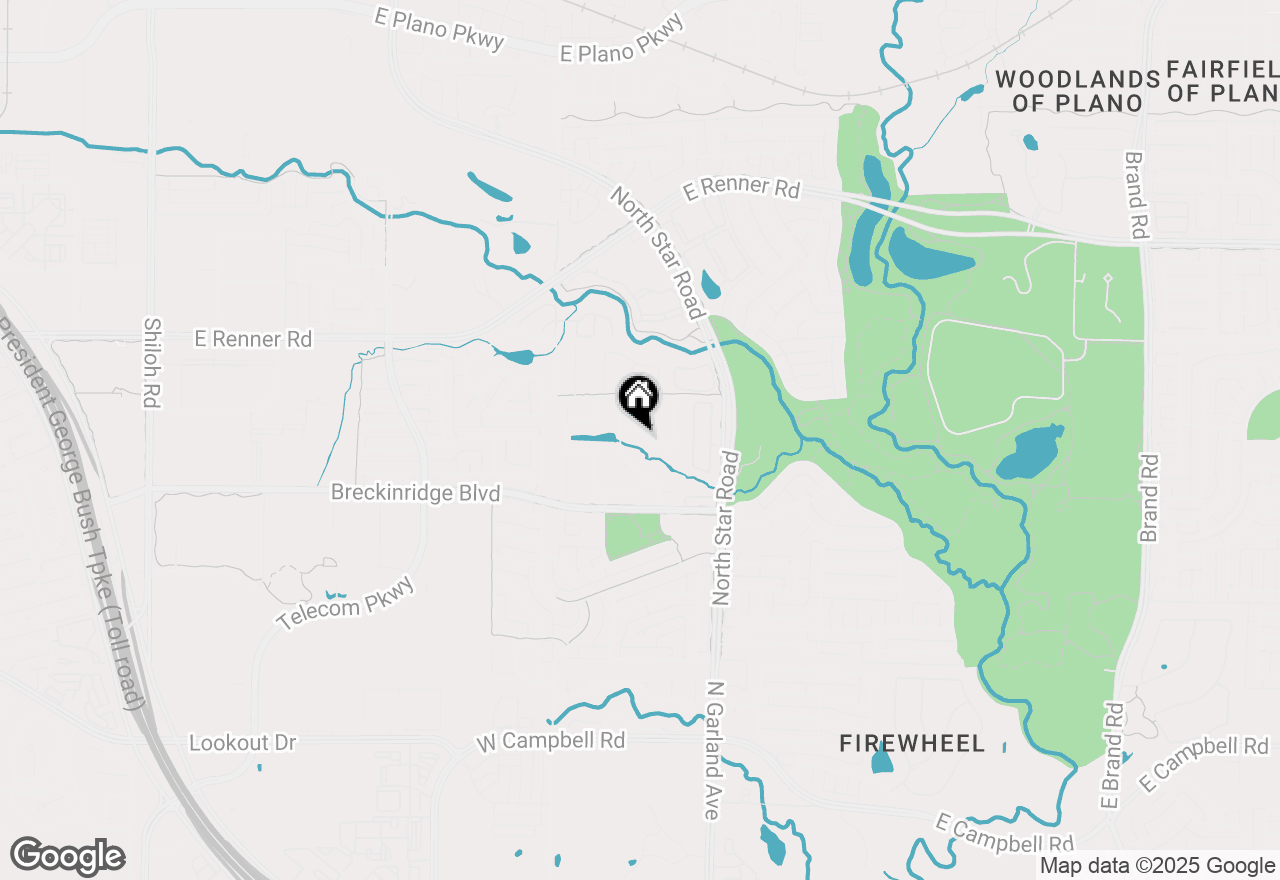 Map of 4208 Danmire Drive, Richardson, TX 75082