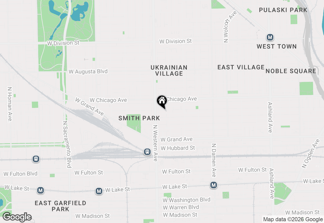 Map of 2330 W Huron Street #1E, Chicago, IL 60612