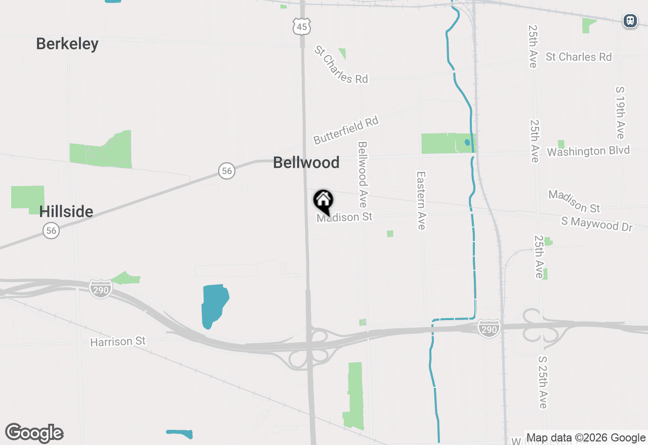 Map of 3918 Madison Street, Bellwood, IL 60104
