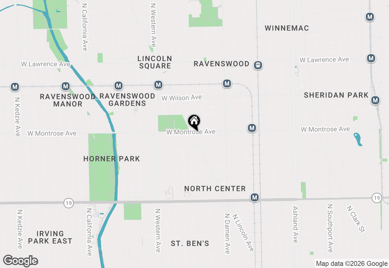 Map of 4357 N Lincoln Avenue #2, Chicago, IL 60618