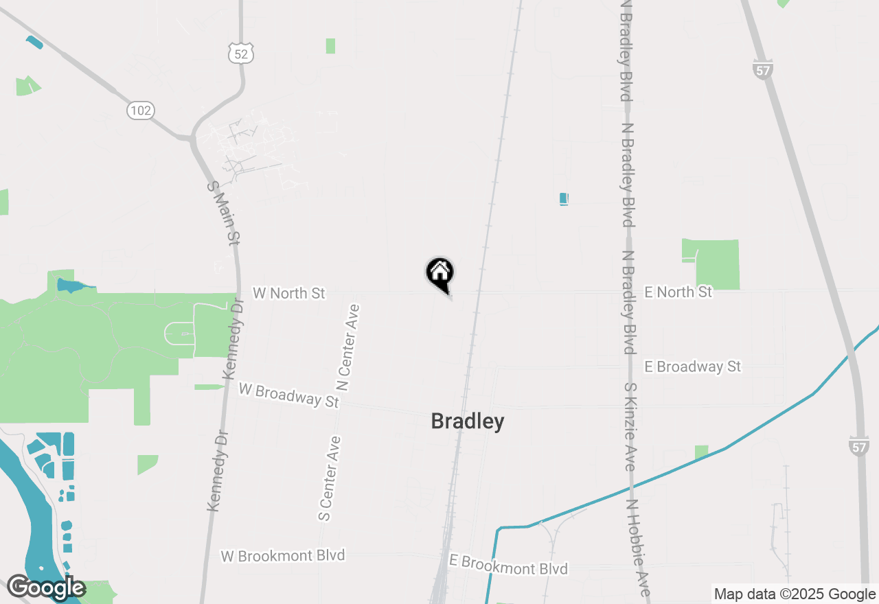 Map of 471 N Washington Avenue, Bradley, IL 60915
