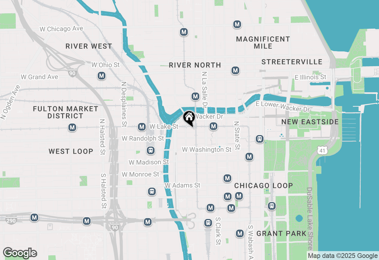Map of 223 W Lake Street #4N, Chicago, IL 60606