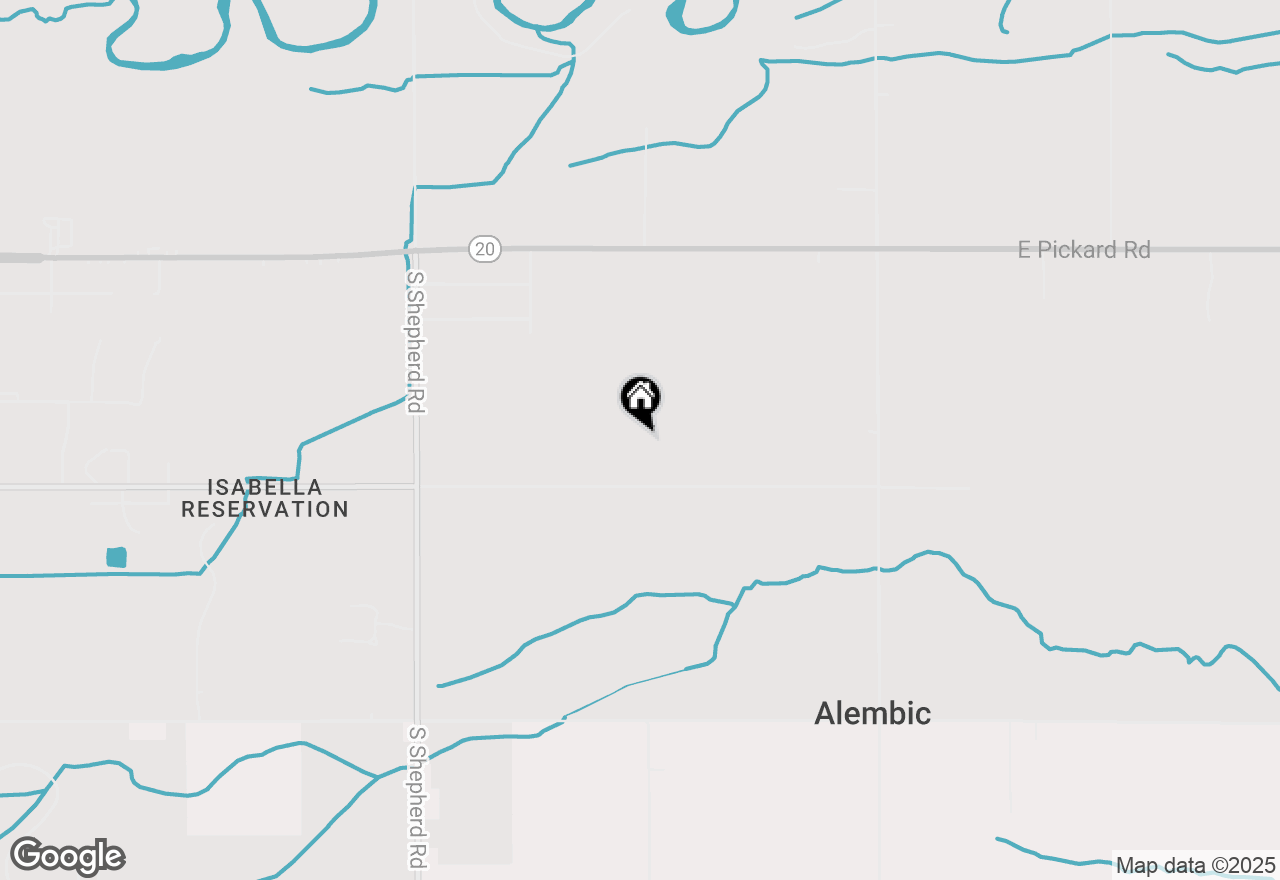 Map of 8485 E Broadway, Mt Pleasant, MI 48858