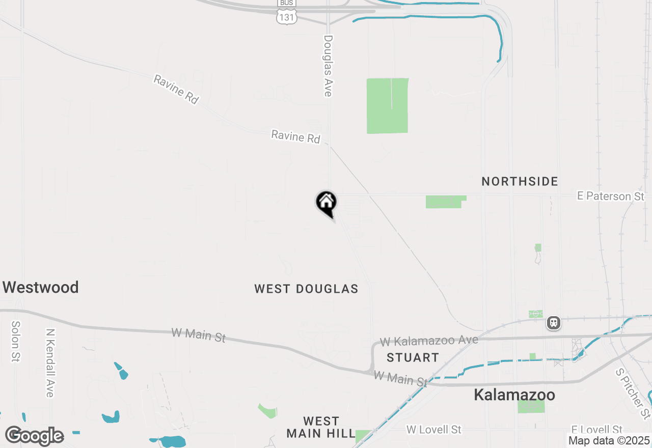 Map of 1311 Alamo Avenue, Kalamazoo, MI 49006