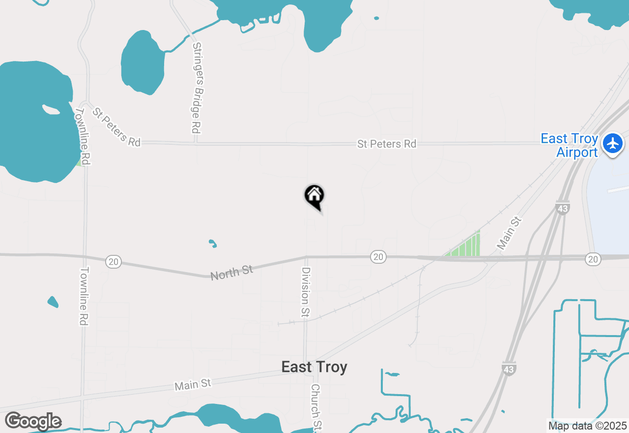 Map of 1828 Division St #6, East Troy, WI 53120