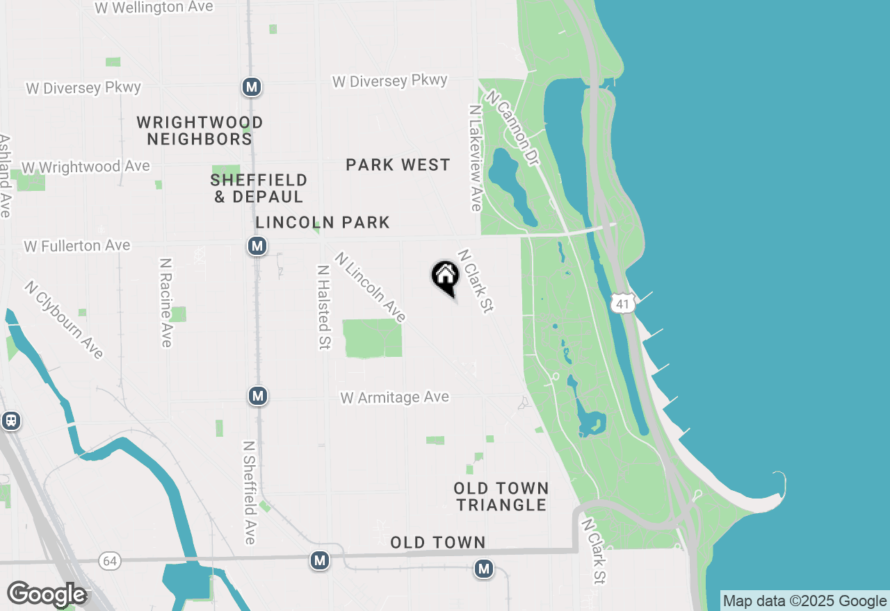 Map of 2217 N Cleveland Avenue #CHS, Chicago, IL 60614