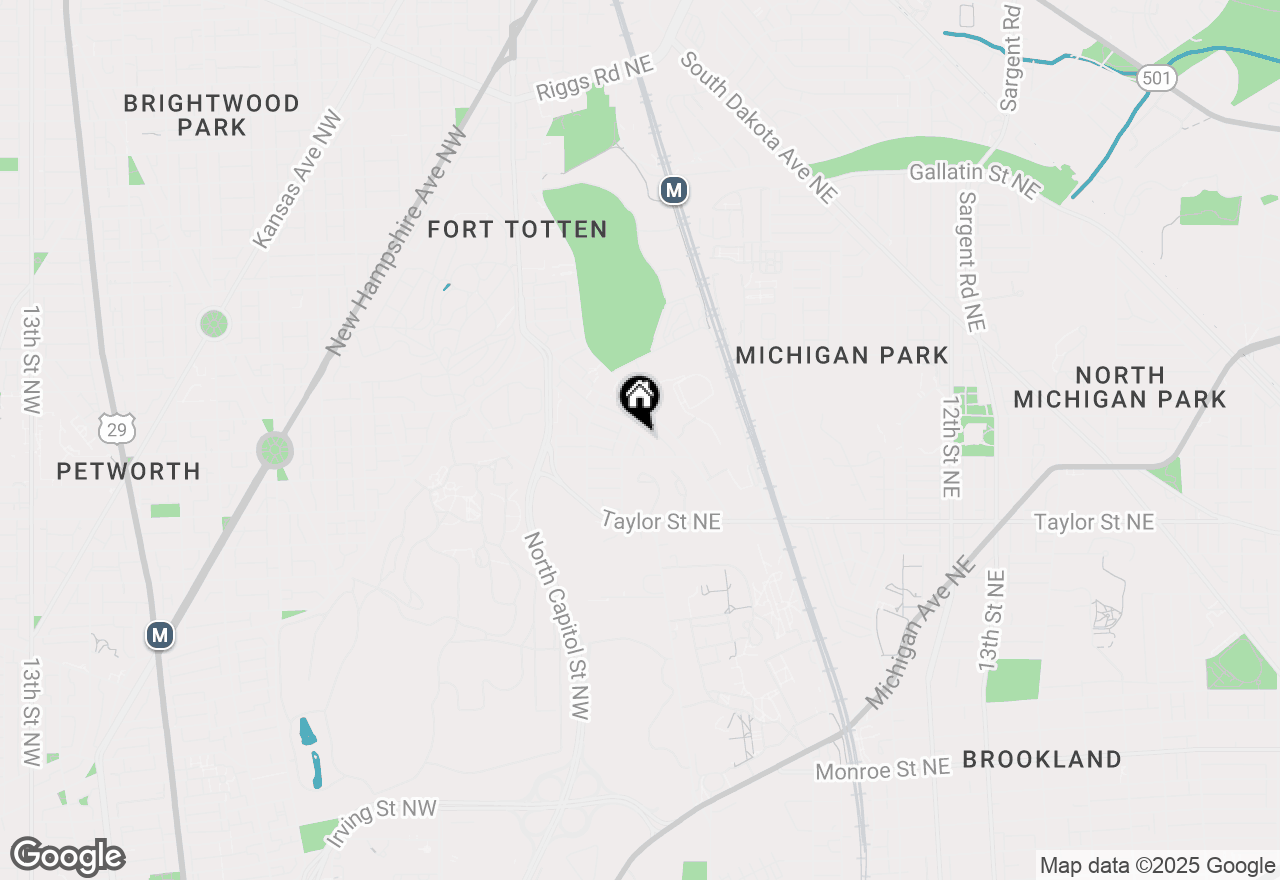 Map of 211 Webster Street Ne, Washington, DC 20011