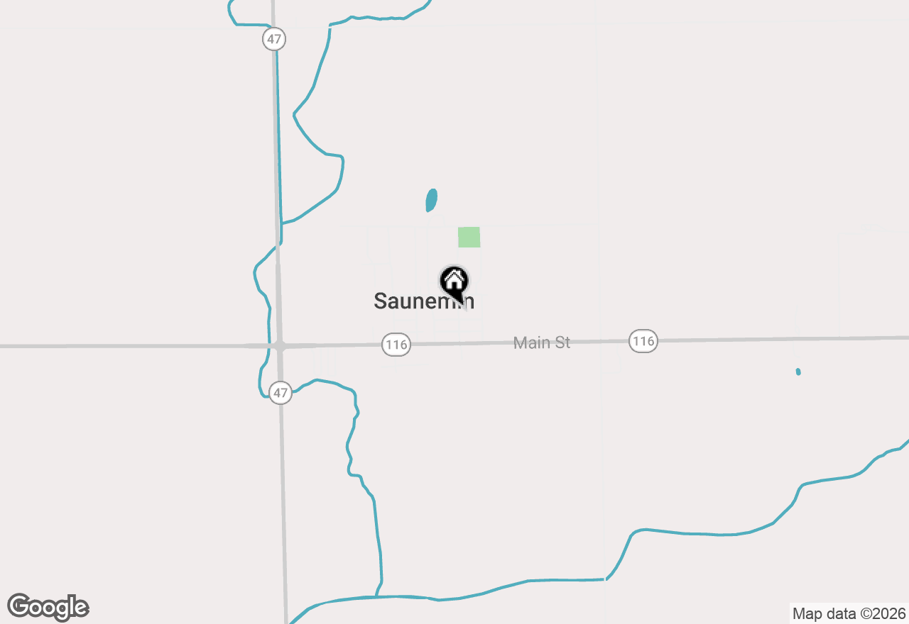 Map of 26 Lafayette Street, Saunemin, IL 61769