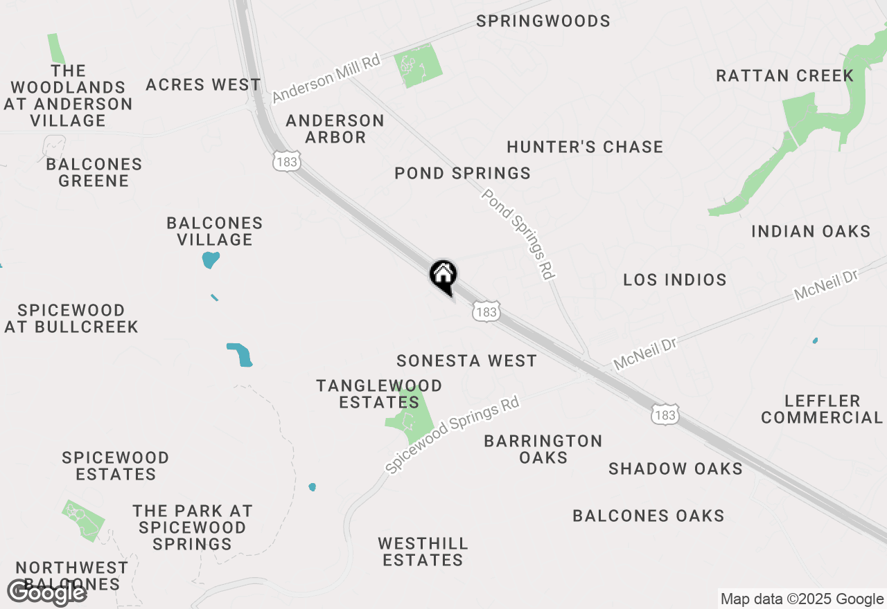 Map of 8600 Fathom Cir #2403, Austin, TX 78750