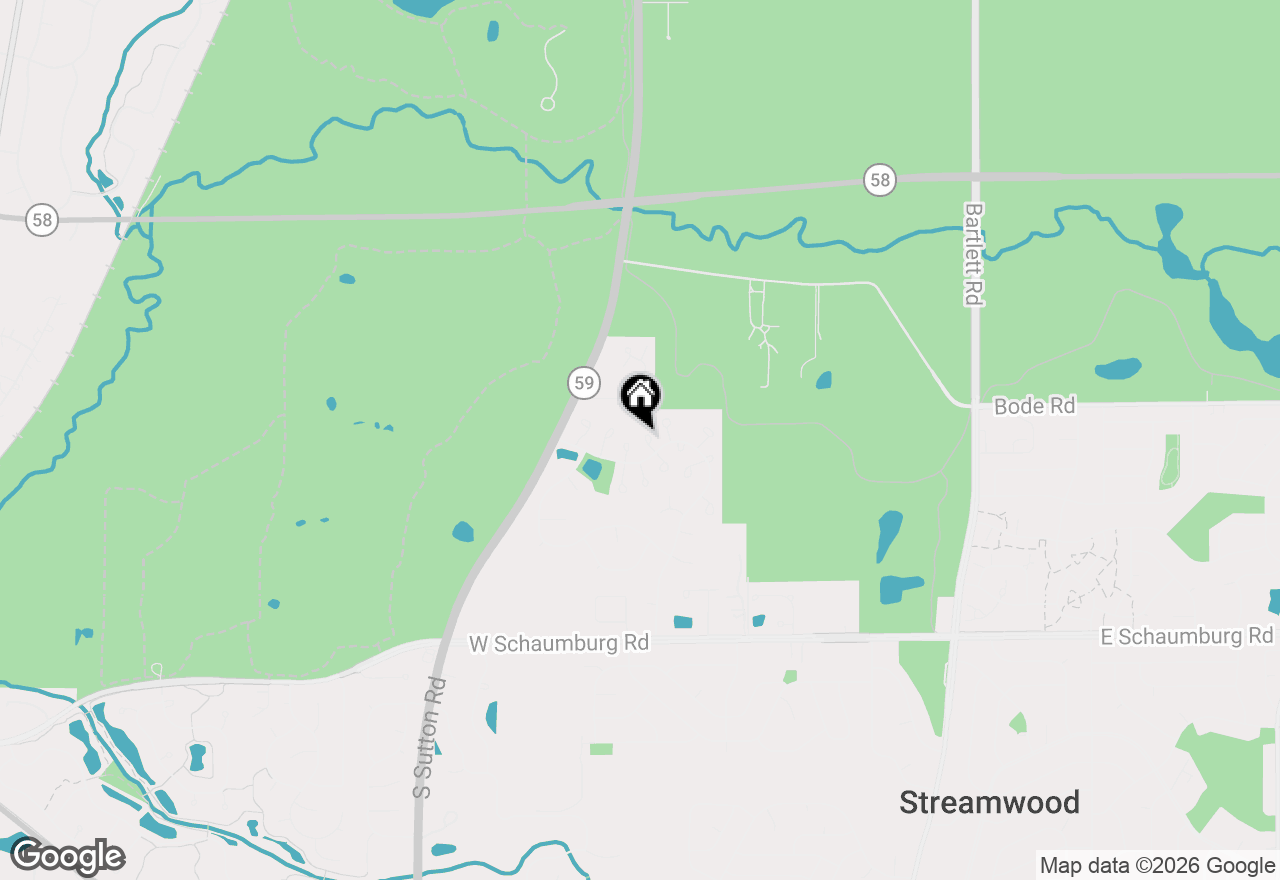 Map of 431 Ascot Lane, Streamwood, IL 60107