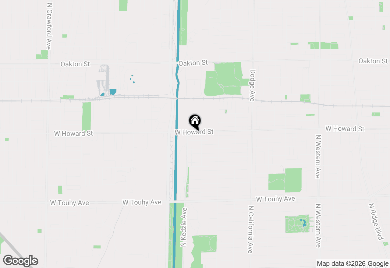 Map of 3123 W Howard Street, Chicago, IL 60645