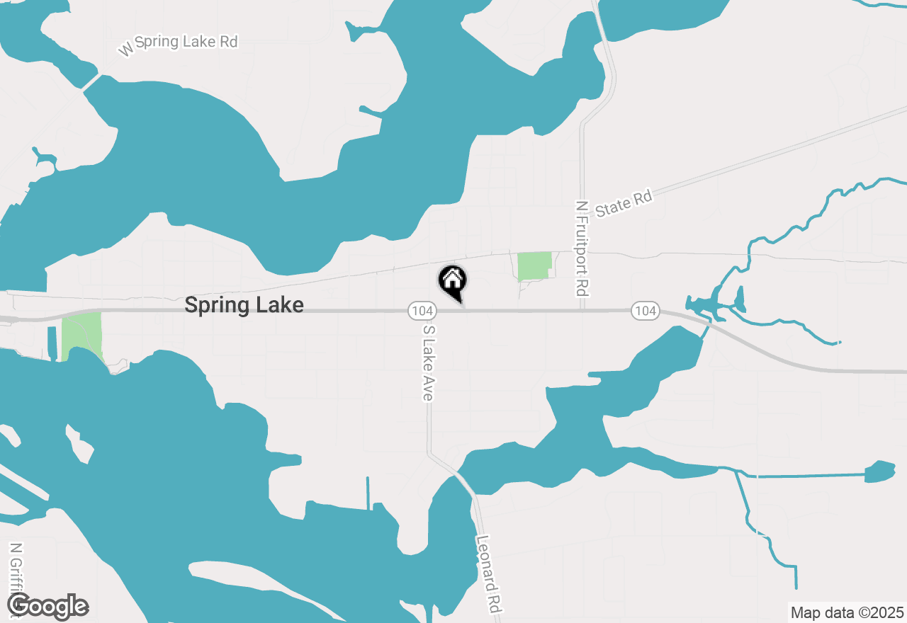 Map of 617 E Savidge Street, Spring Lake, MI 49456