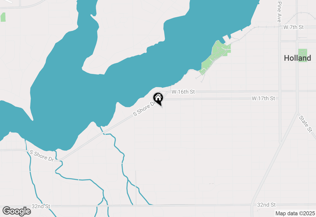 Map of 572 W 18th Street, Holland, MI 49423