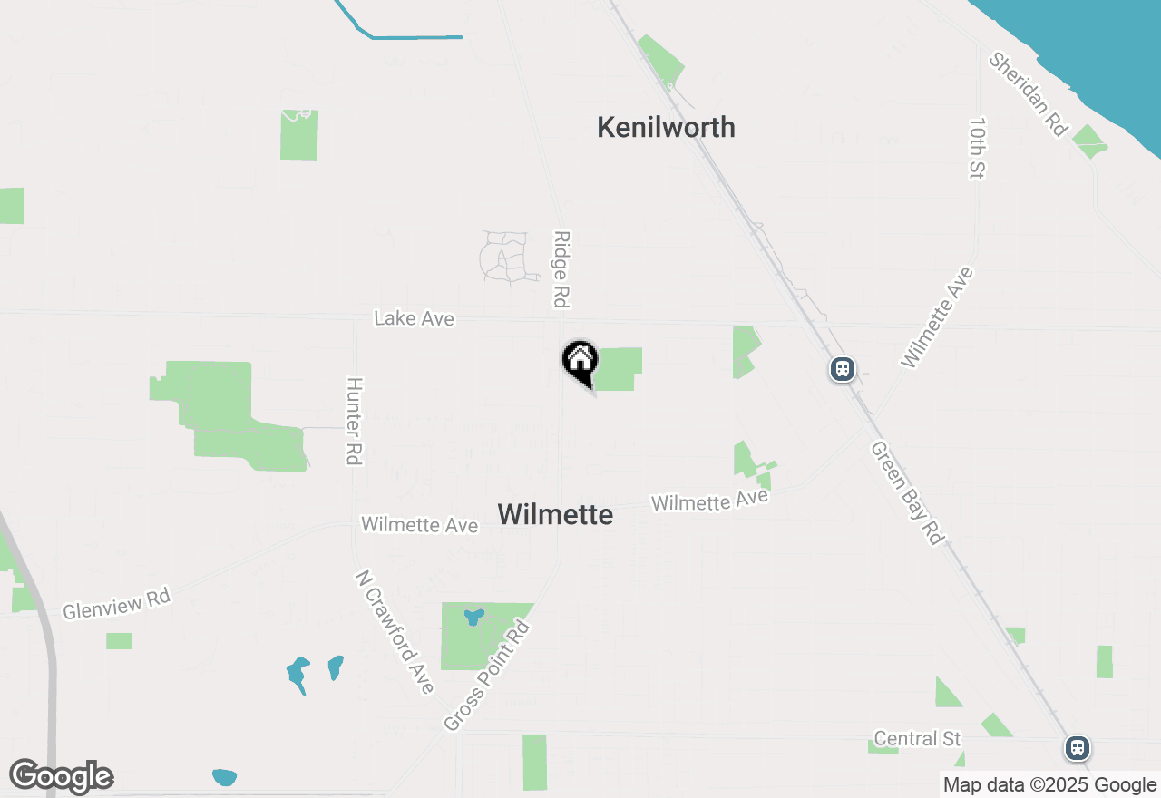 Map of 1760 Washington Avenue, Wilmette, IL 60091