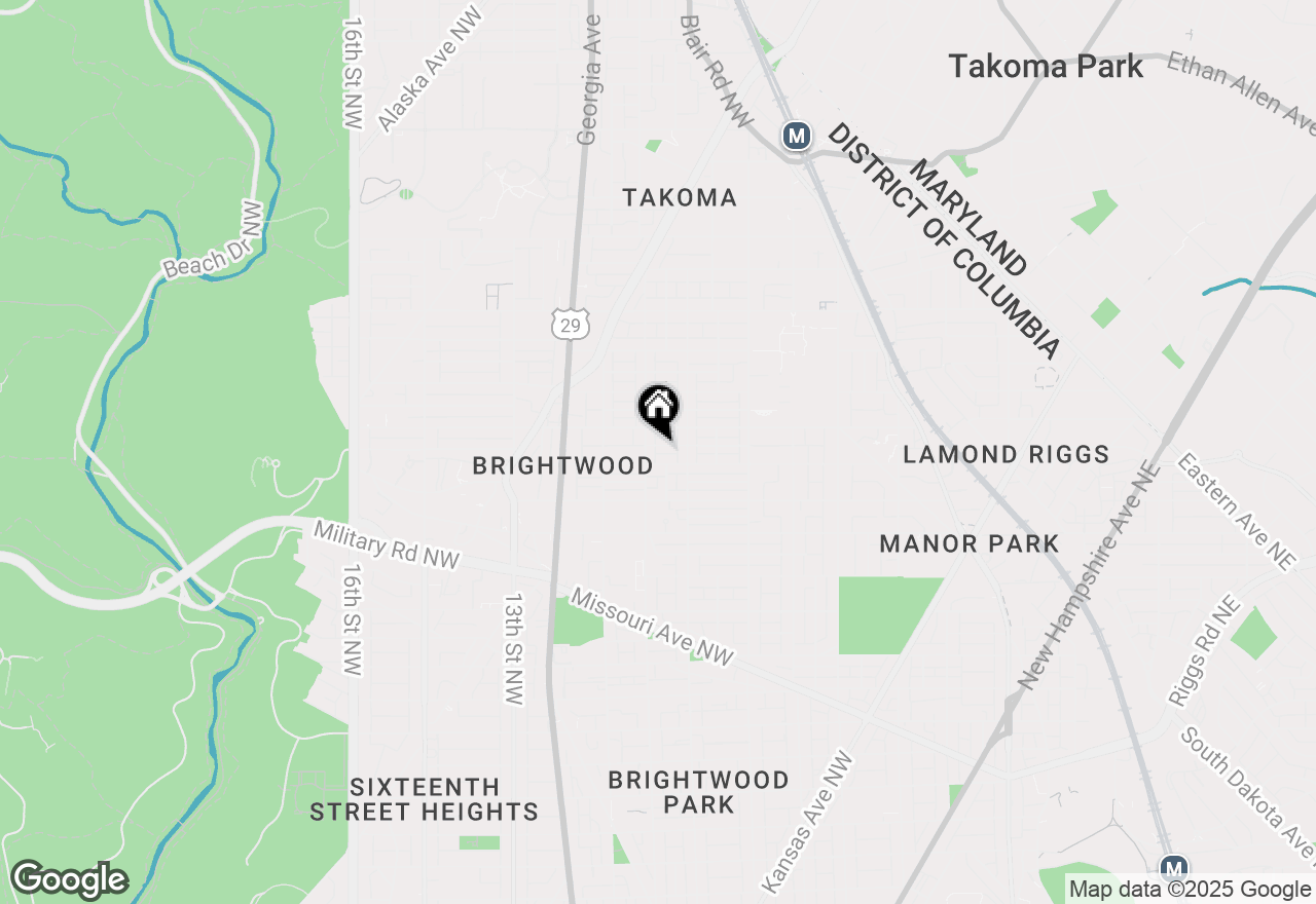 Map of 730 Roxboro Place Nw, Washington, DC 20011