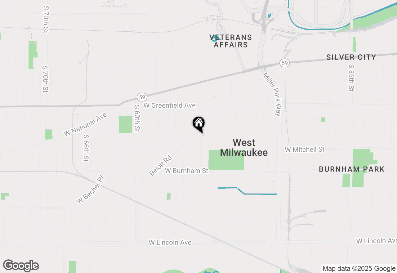 Map of 1616 S 53rd St, West Milwaukee, WI 53214