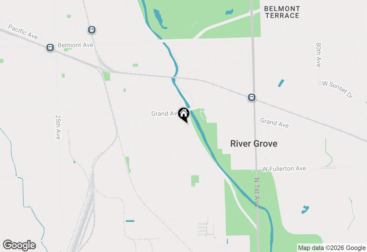 Map of 2627 Clarke Street, River Grove, IL 60171