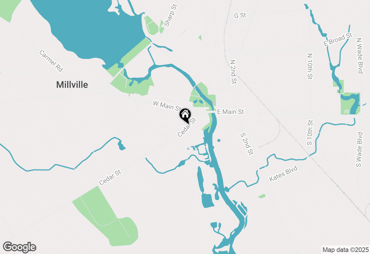 Map of 202 Fulton Street, Millville, NJ 08332