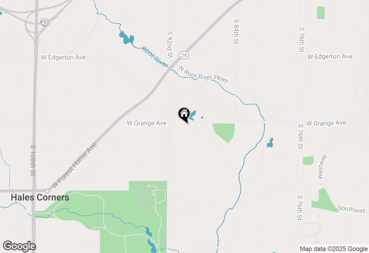 Map of 9015 W Grange Ave, Greendale, WI 53129