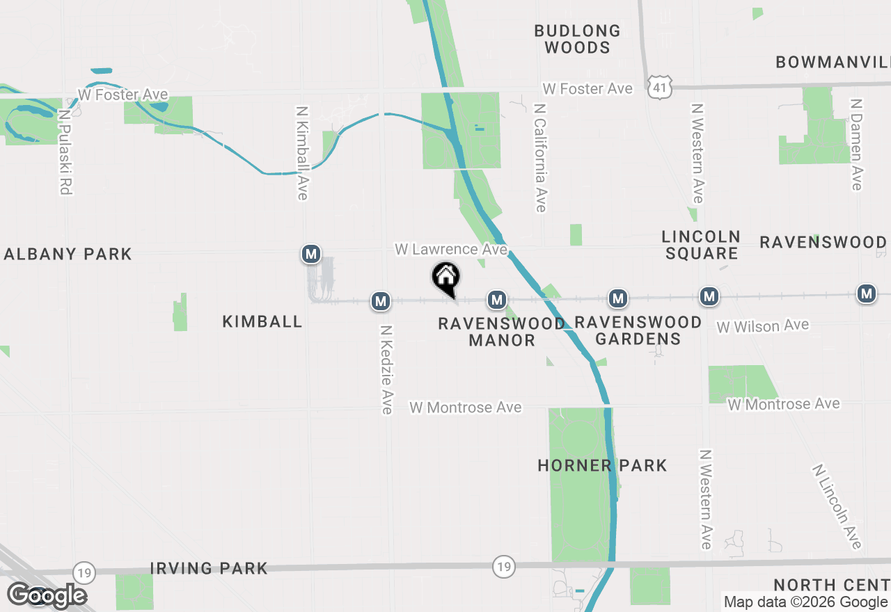 Map of 3028 W Eastwood Avenue, Chicago, IL 60625
