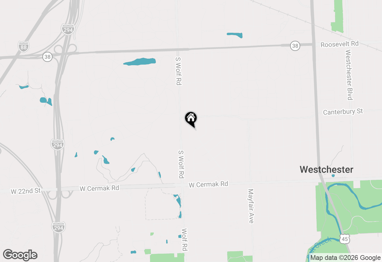 Map of 1637 Heidorn Avenue, Westchester, IL 60154