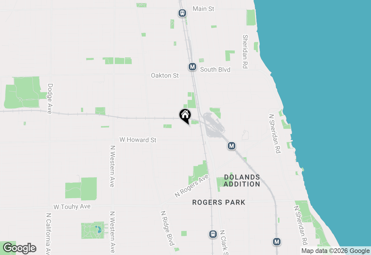 Map of 142 Callan Avenue, Evanston, IL 60202