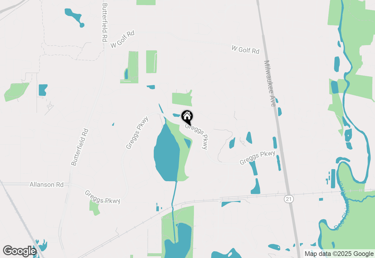 Map of 1945 Lake Charles Drive, Vernon Hills, IL 60061