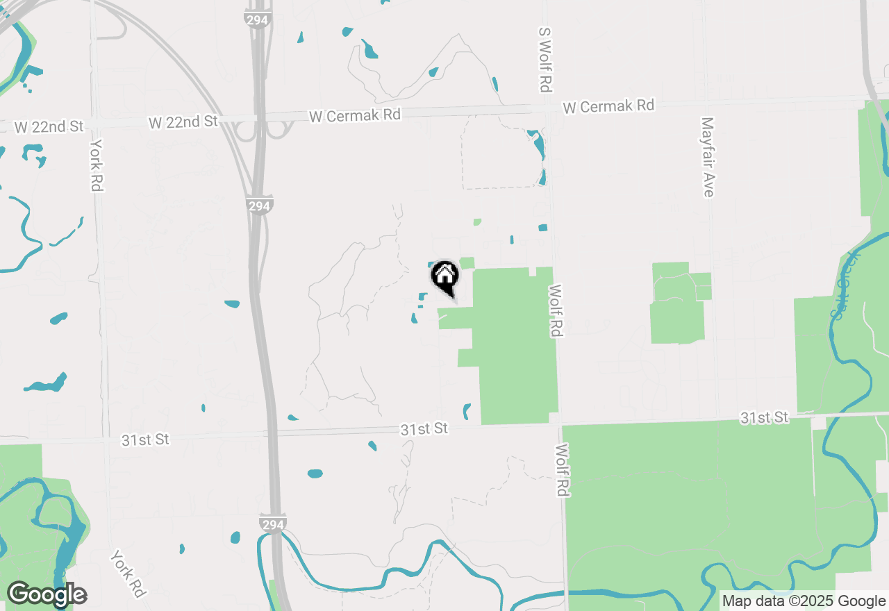 Map of 11459 Burton Drive, Westchester, IL 60154