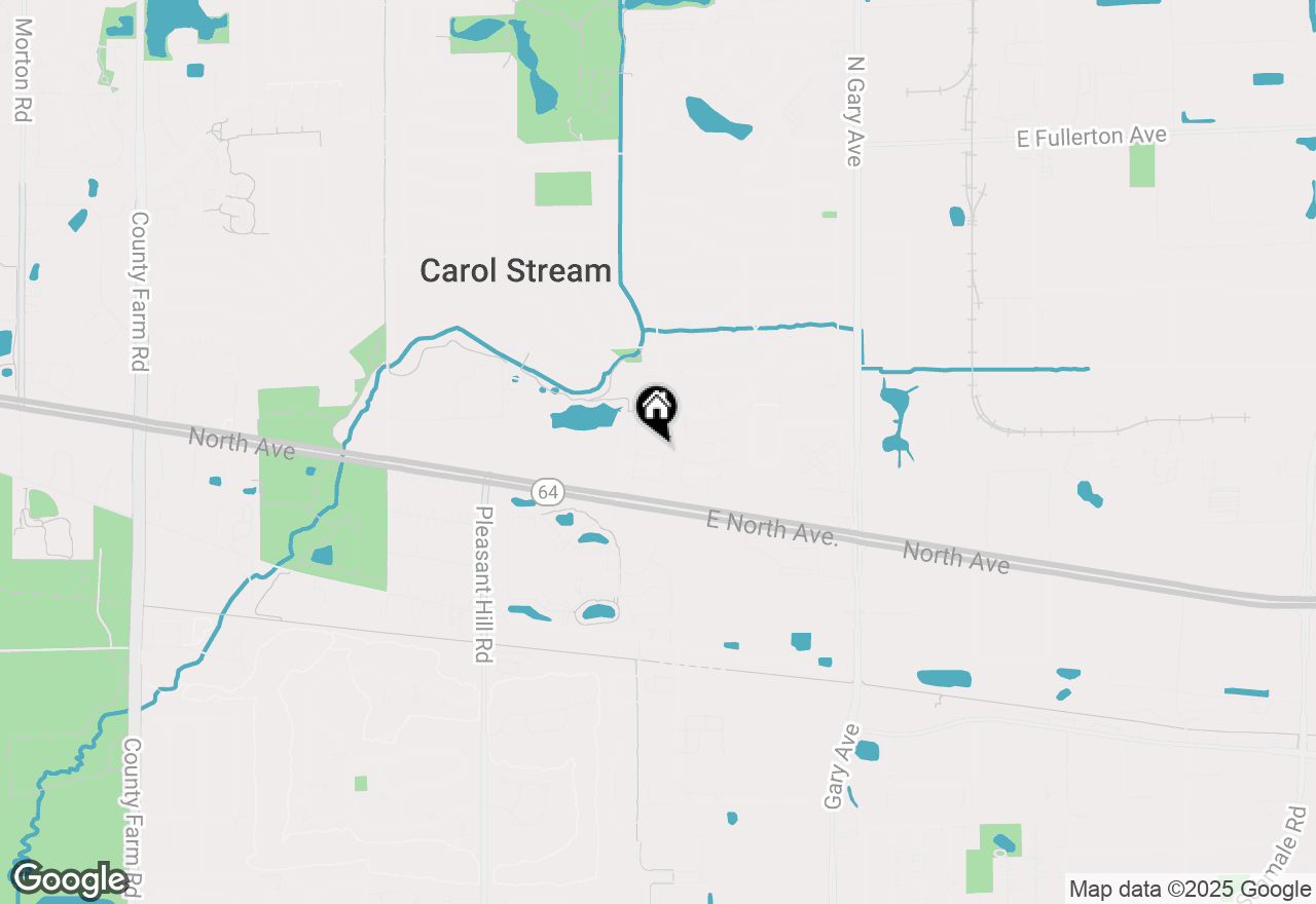 Map of 320 Castle Circle, Carol Stream, IL 60188