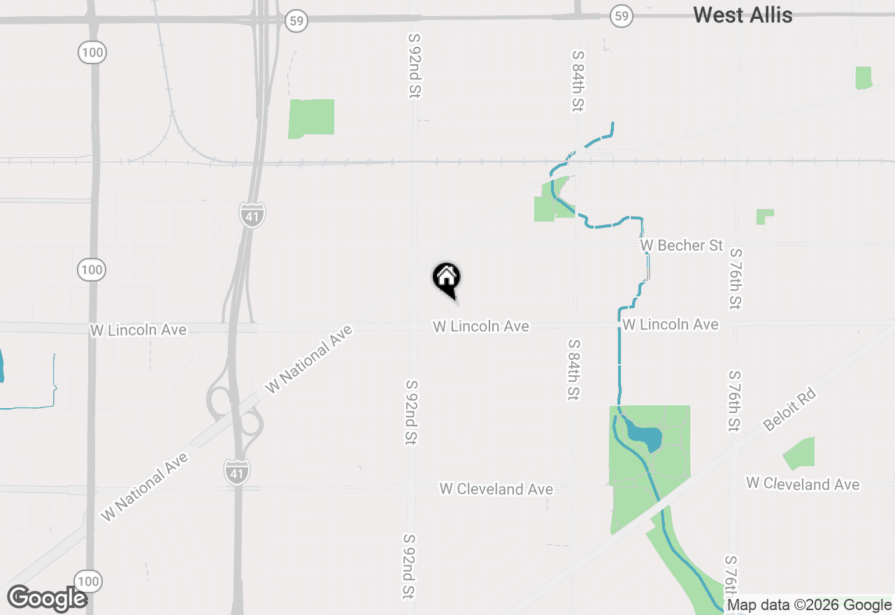Map of 2215 S 90th St, West Allis, WI 53227