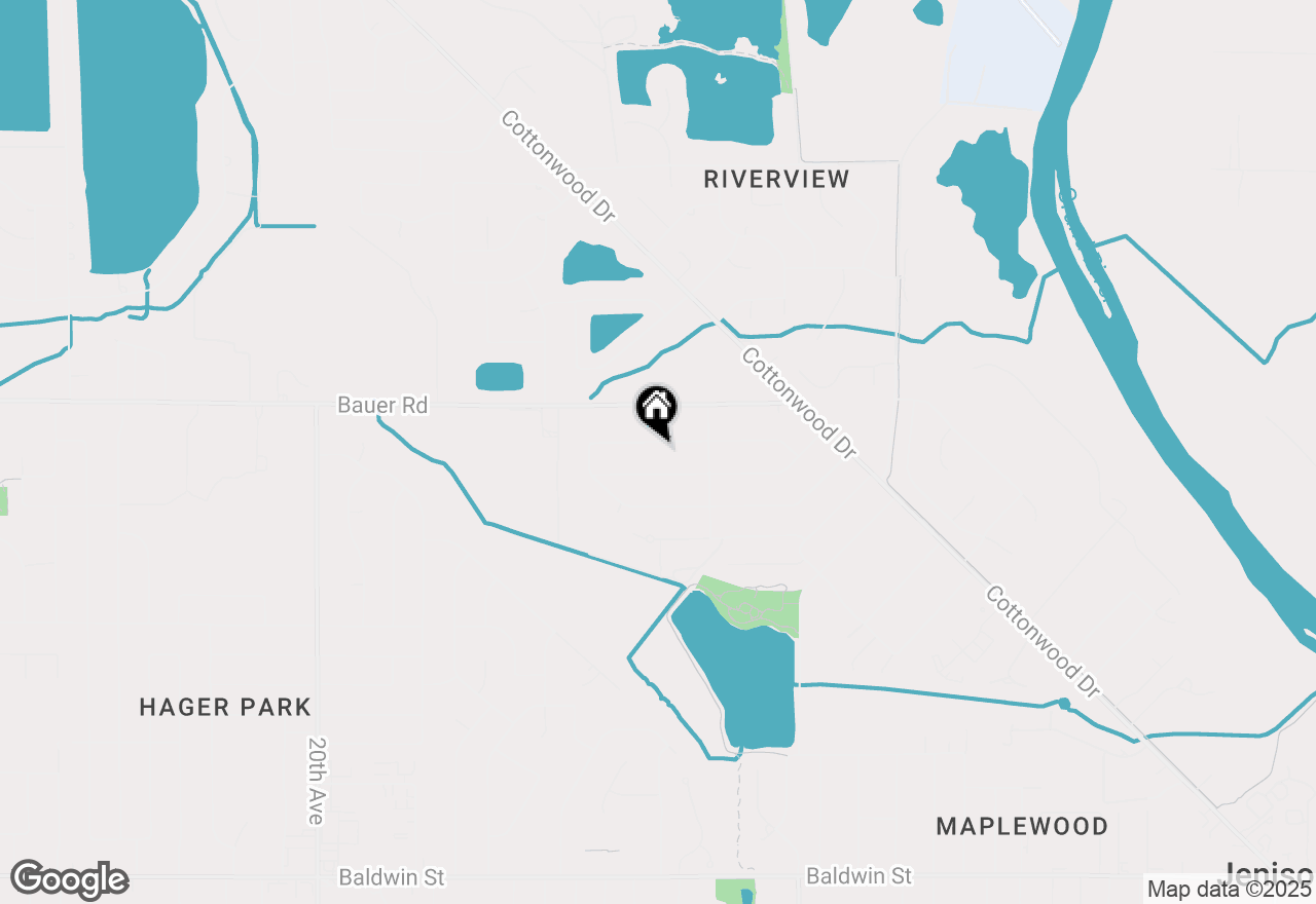 Map of 1456 Woodland Street, Jenison, MI 49428