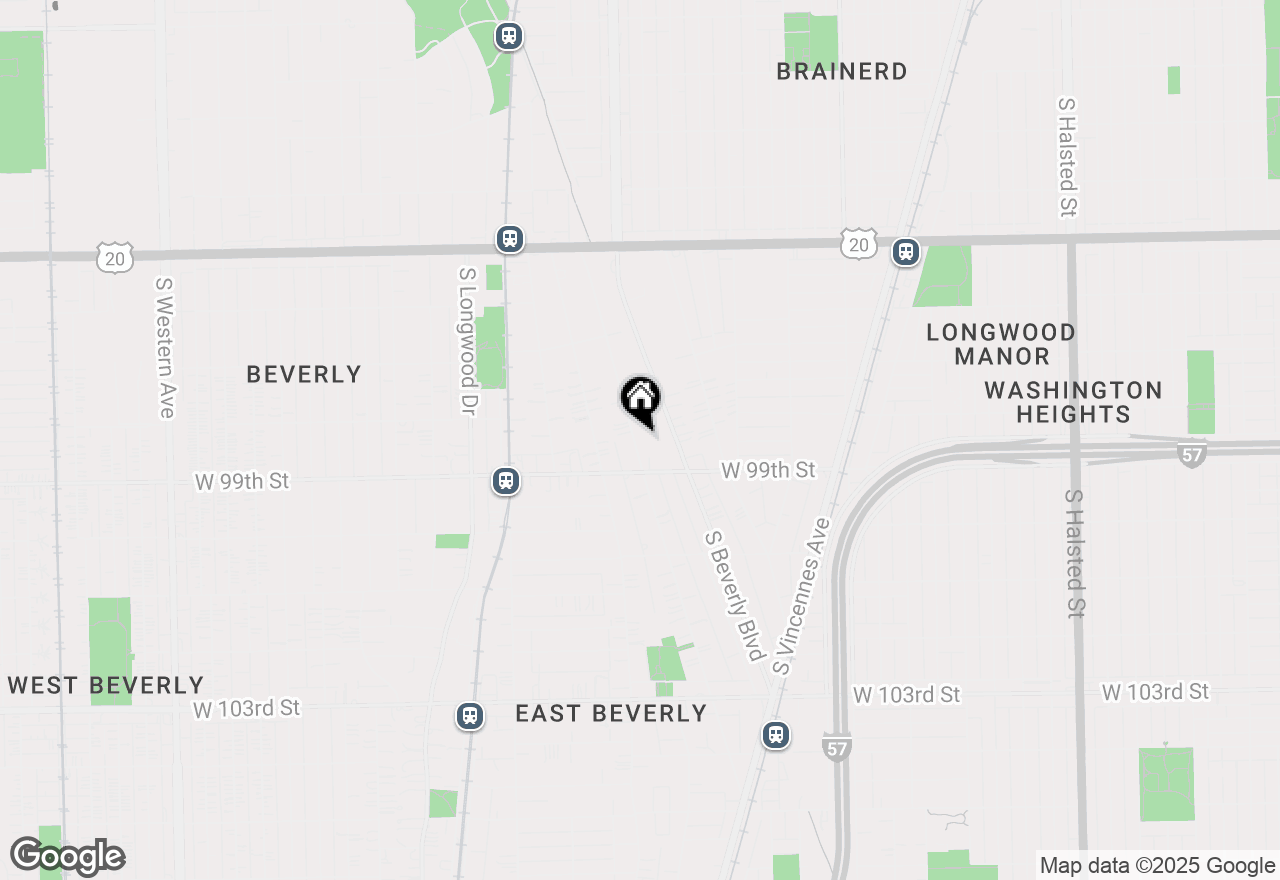 Map of 9857 S Charles Street, Chicago, IL 60643