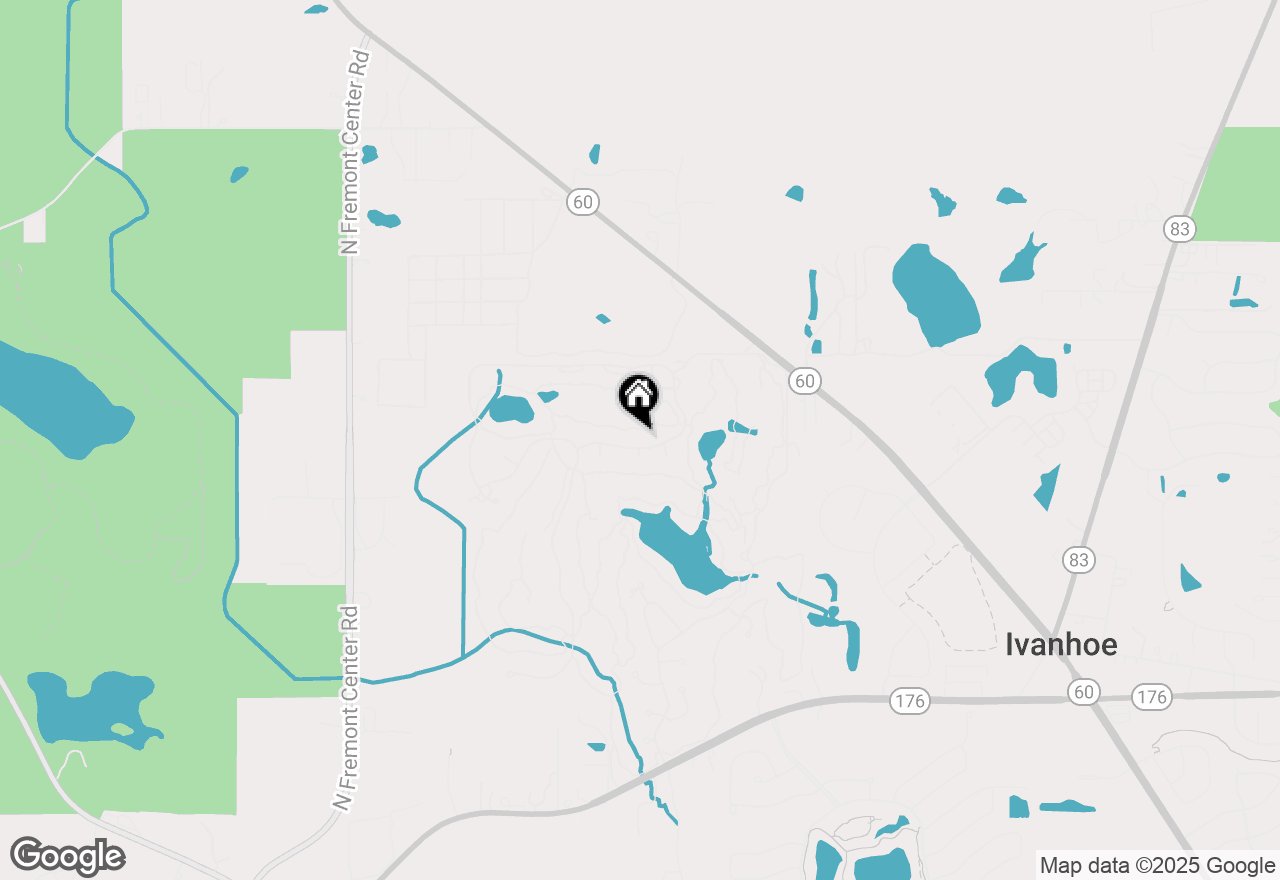 Map of 21823 W Vernon Ridge Drive, Ivanhoe, IL 60060