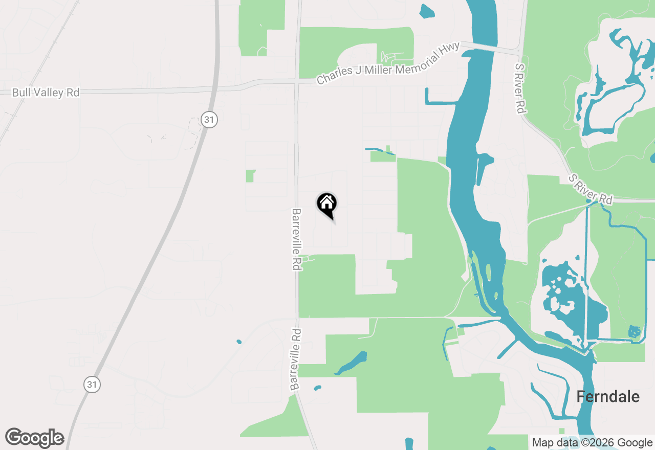 Map of 1109 Hollywood Boulevard, Mchenry, IL 60050