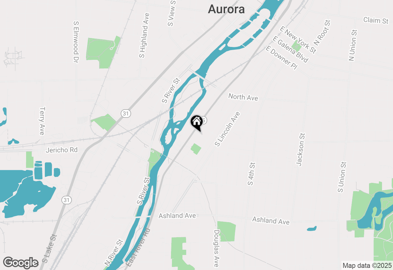 Map of 111 Warren Avenue, Aurora, IL 60505