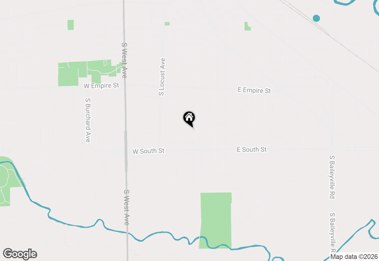 Map of 327 W Garfield Street, Freeport, IL 61032