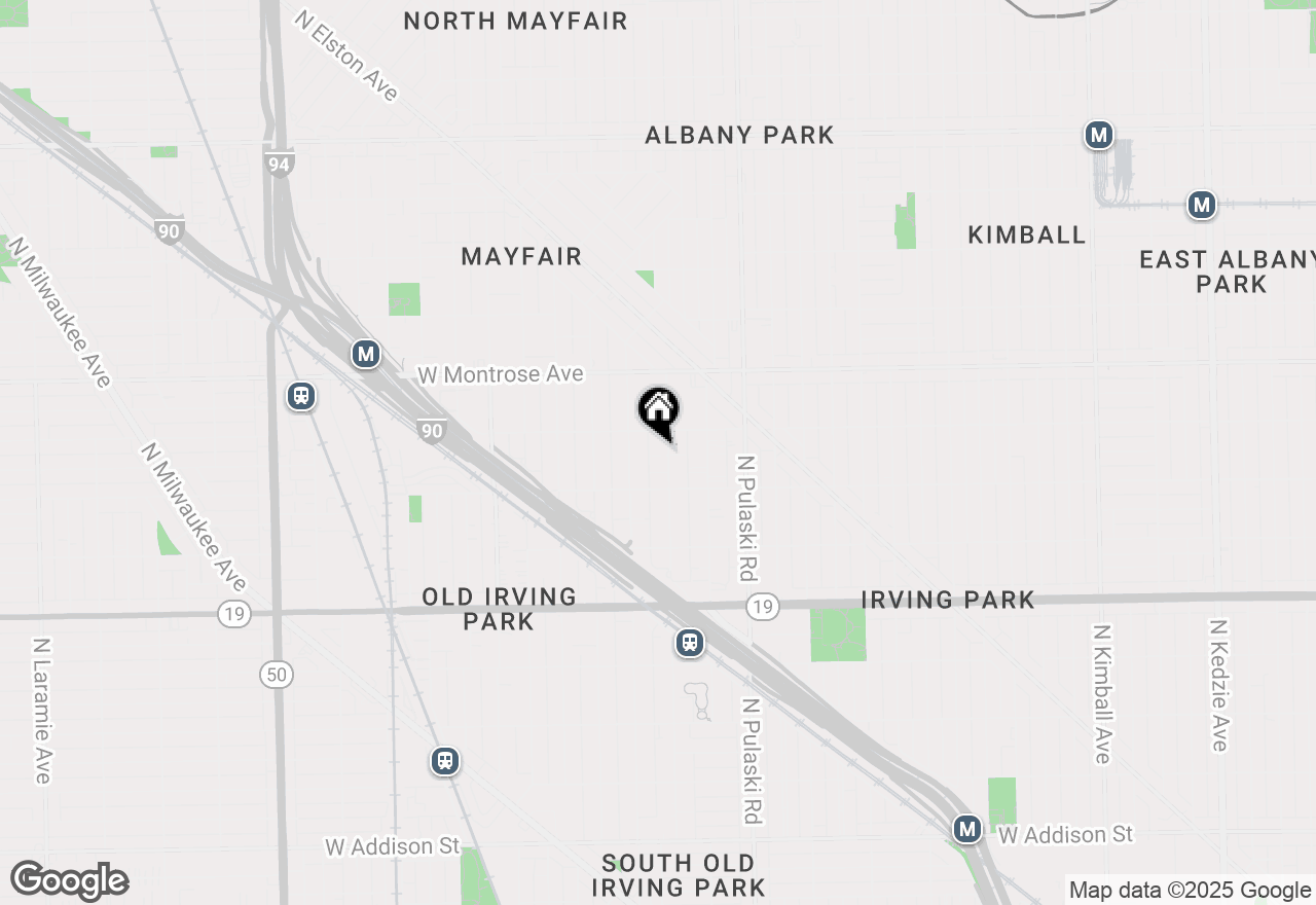 Map of 4236 N Kedvale Avenue #5, Chicago, IL 60641