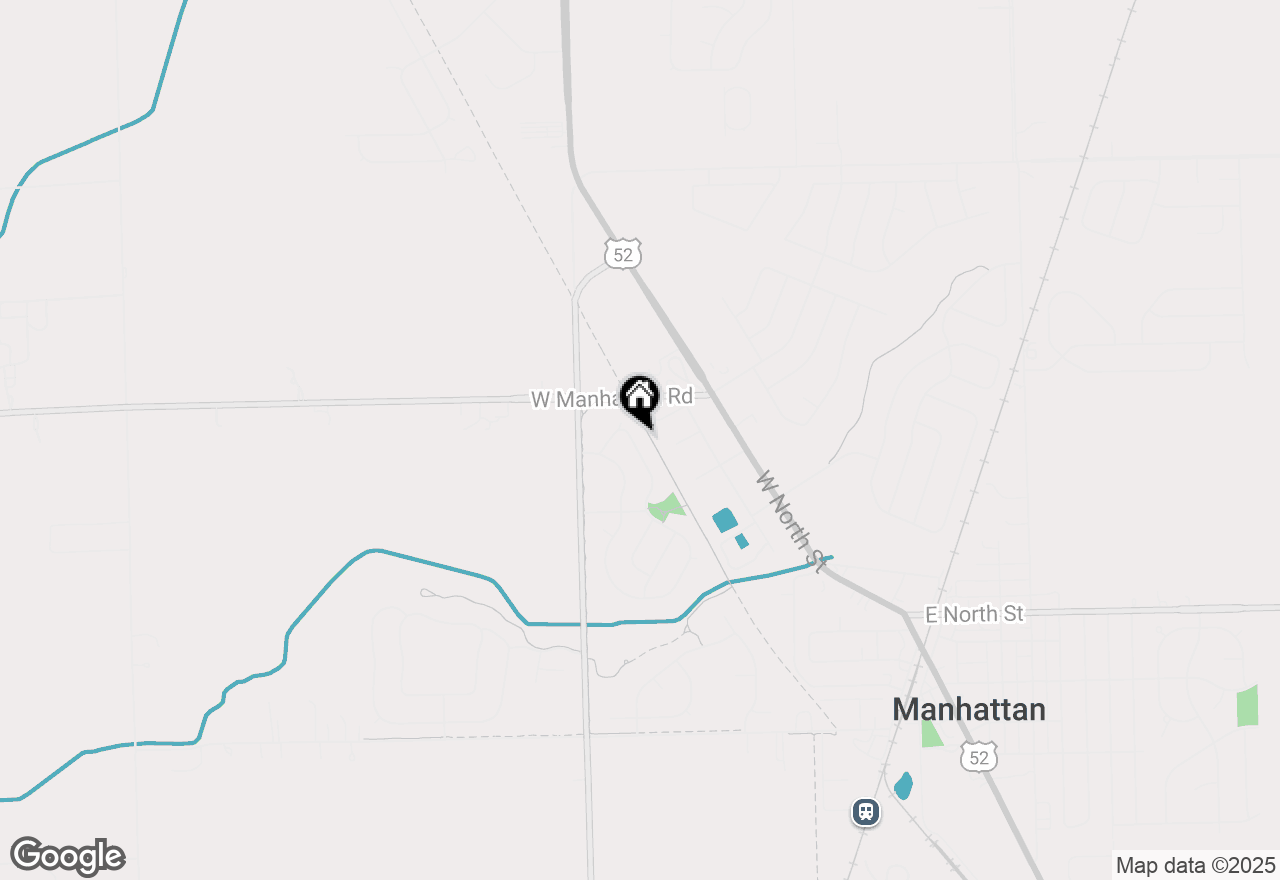 Map of 25189 Faraday Road, Manhattan, IL 60442