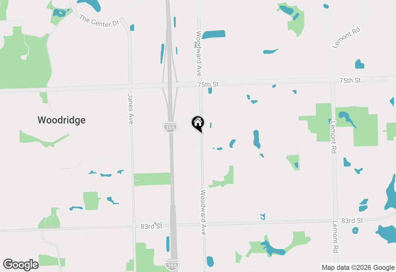 Map of 7770 S Woodward Avenue #7F, Woodridge, IL 60517