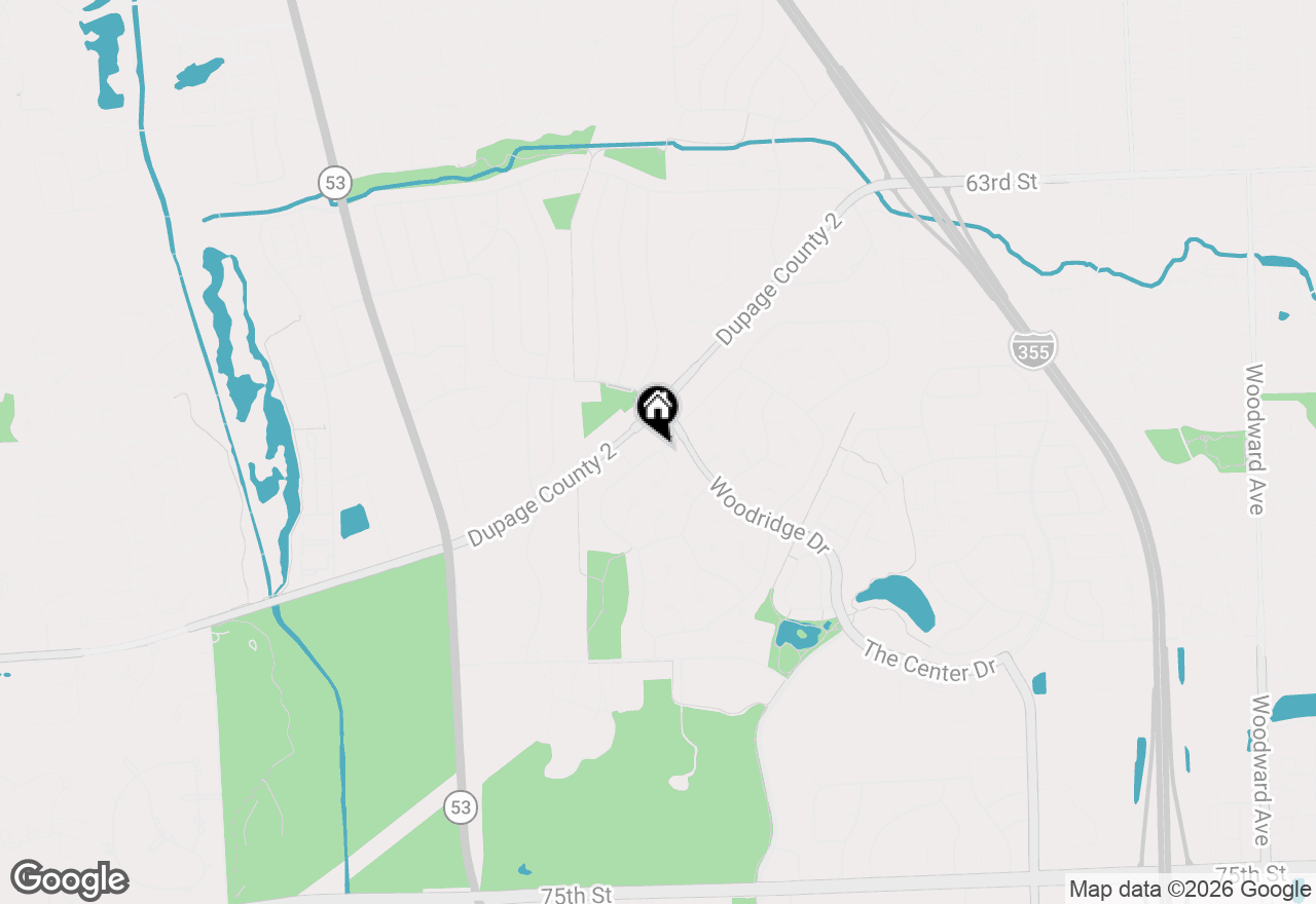 Map of 2920 Roberts Drive #4, Woodridge, IL 60517