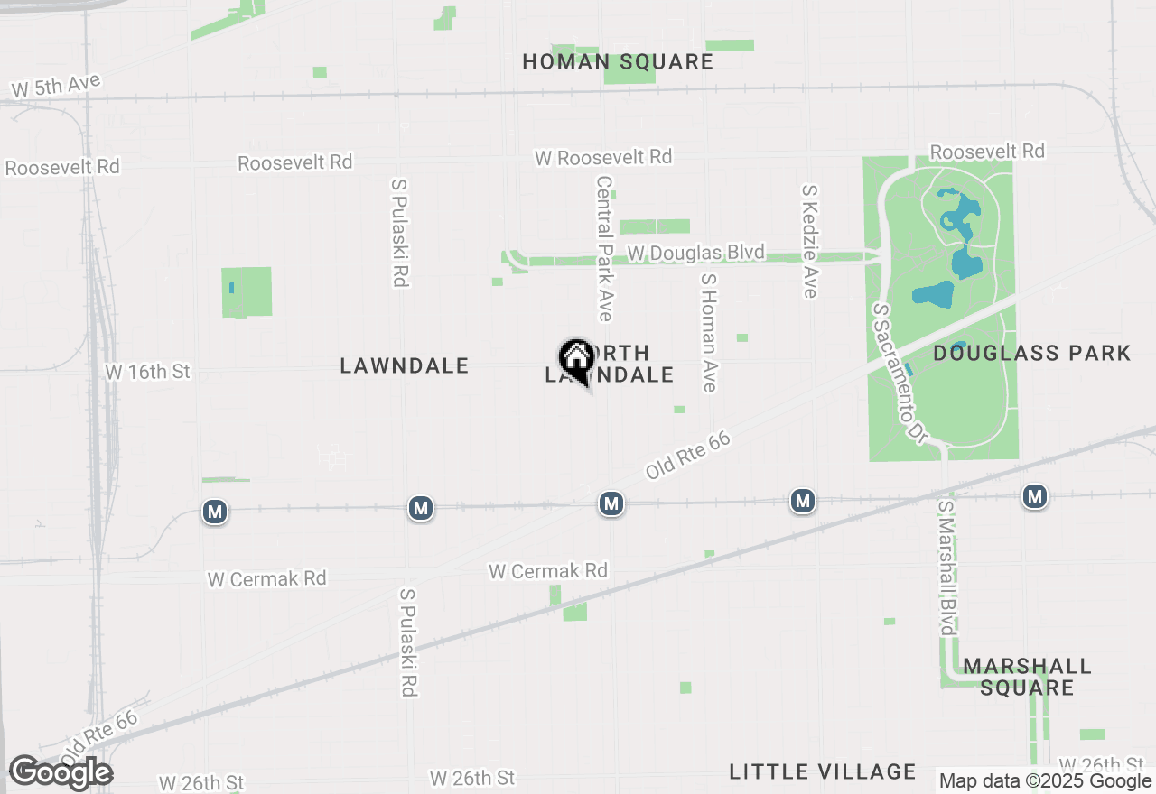 Map of 1640 S Millard Avenue, Chicago, IL 60623