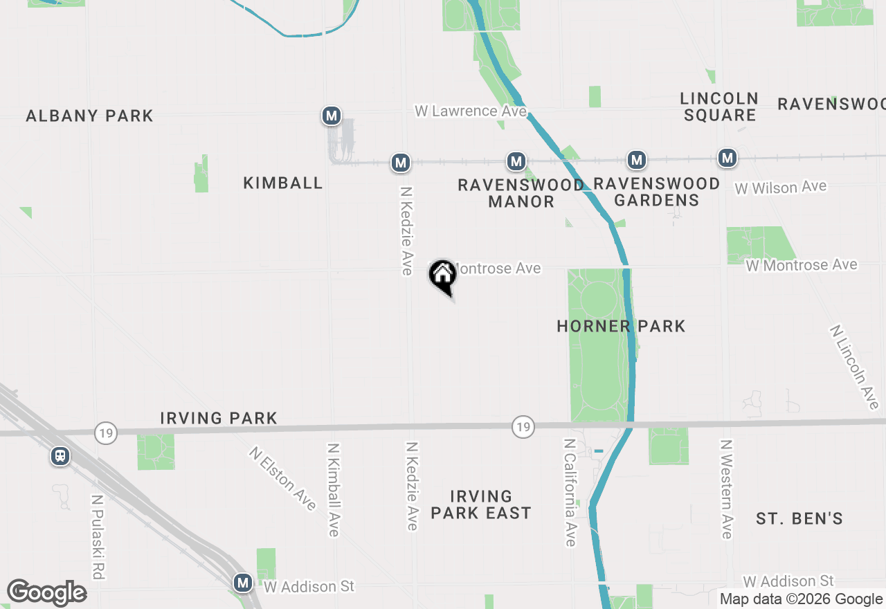 Map of 3102 W Cullom Avenue #3, Chicago, IL 60618