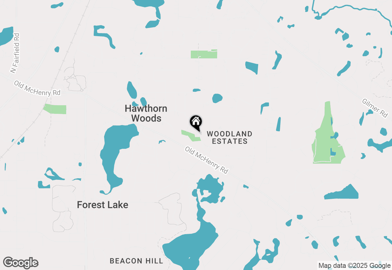 Map of 5 Elm Street, Hawthorn Woods, IL 60047