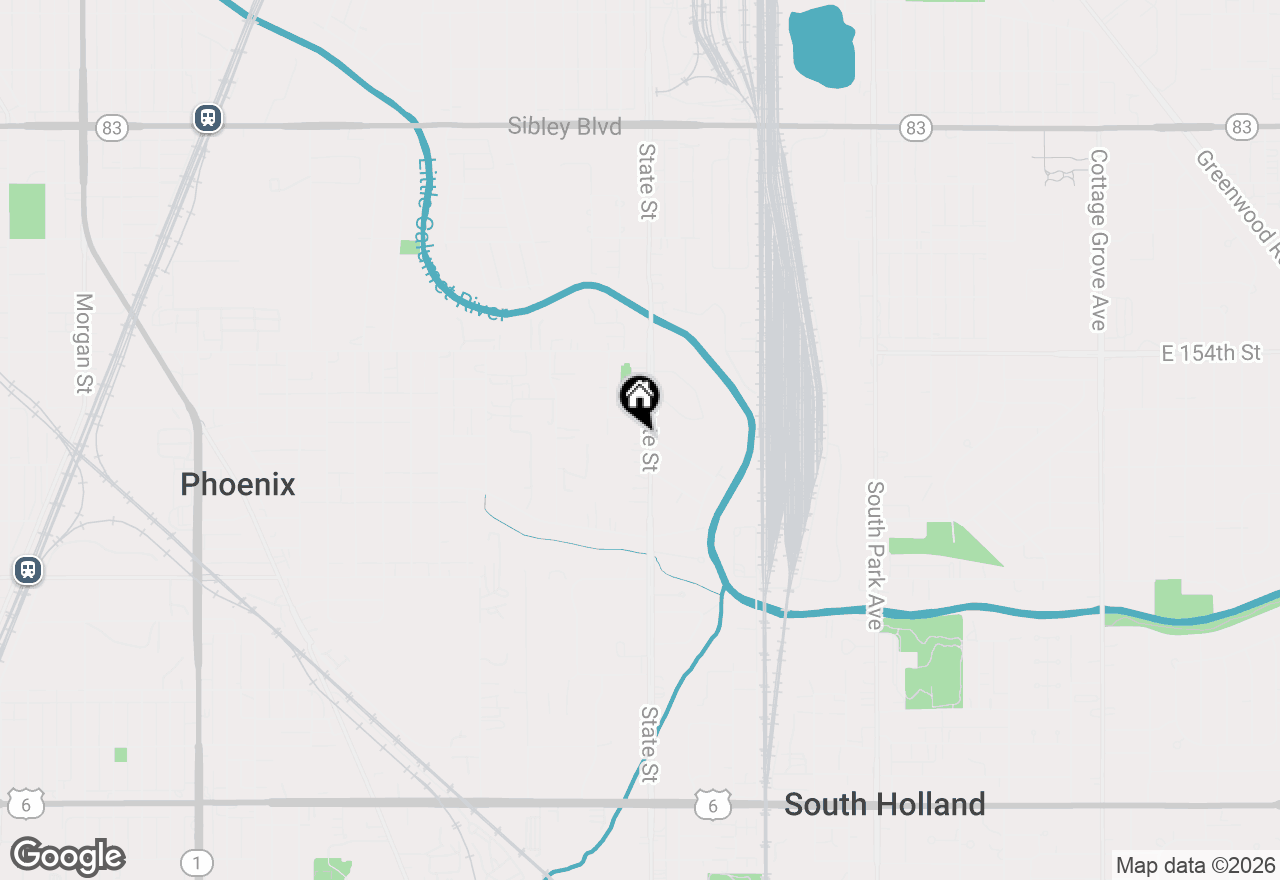 Map of 15536 State Street, South Holland, IL 60473